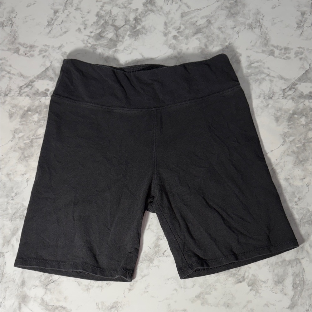SO Girl's Black Bike Shorts Size XL 14/16
